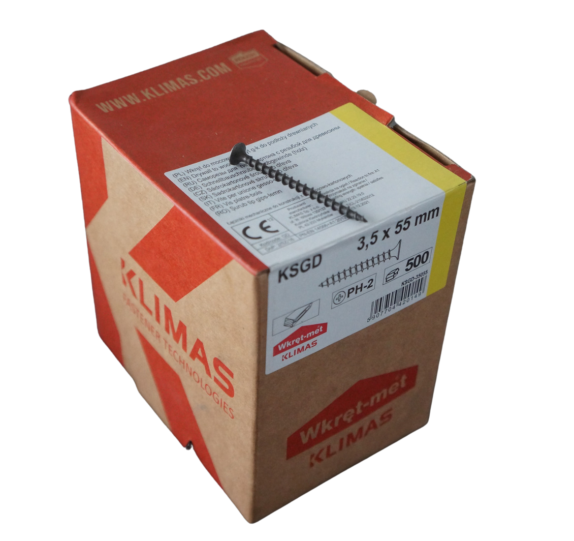 Wkręty do montażu 3.5x55mm